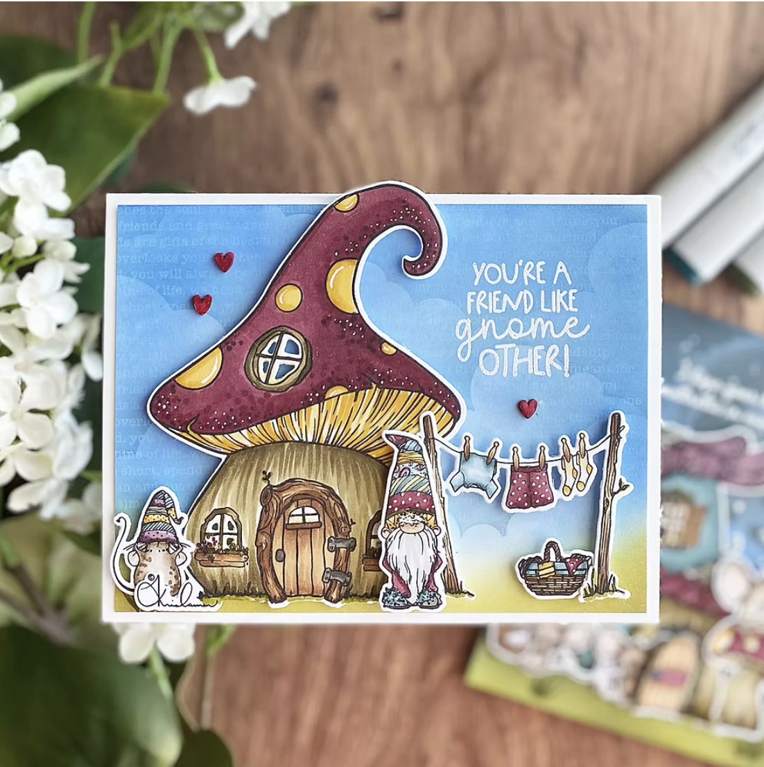 Gnome Home Stamp and Die