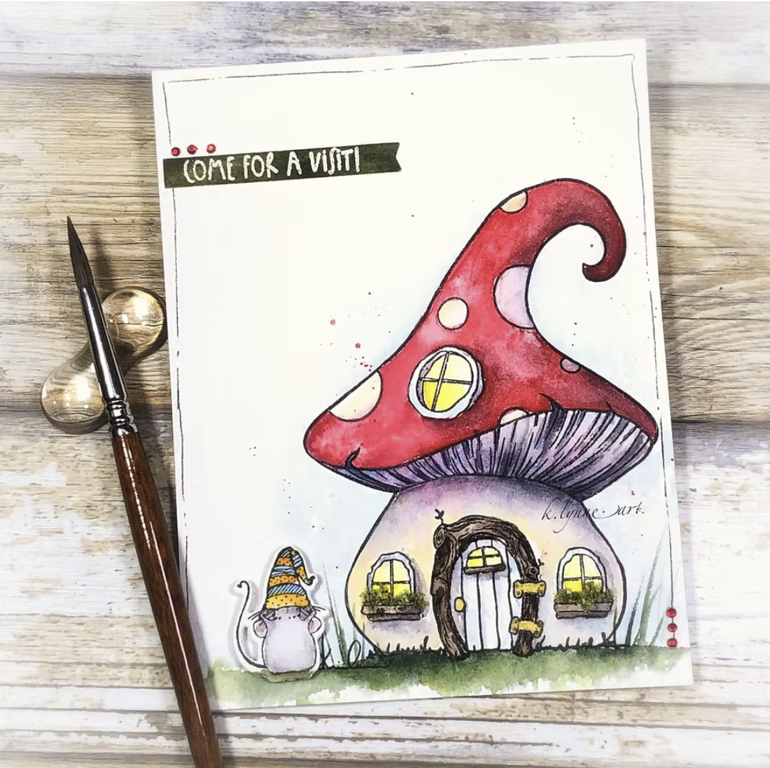 Gnome Home Stamp and Die