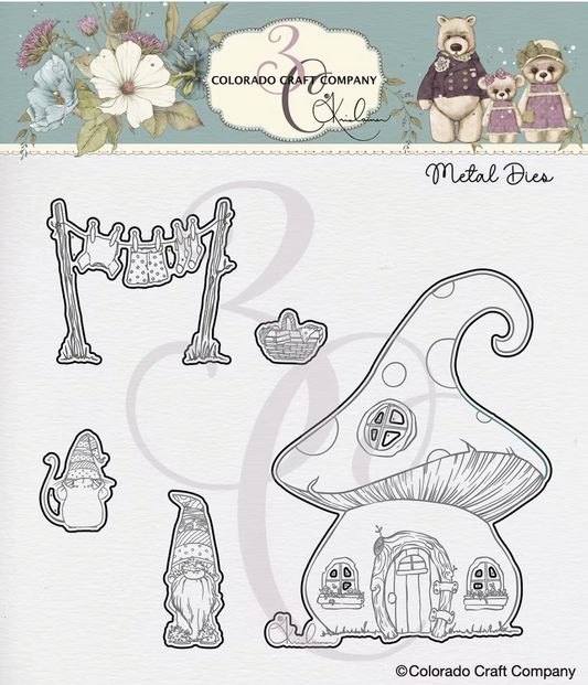 Gnome Home Stamp and Die