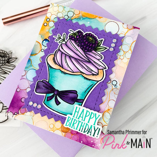 Berry Cupcake Stamp Only