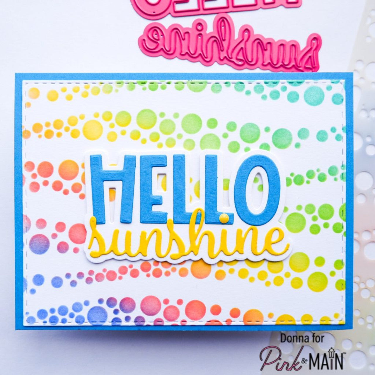 Hello Sunshine Word Dies