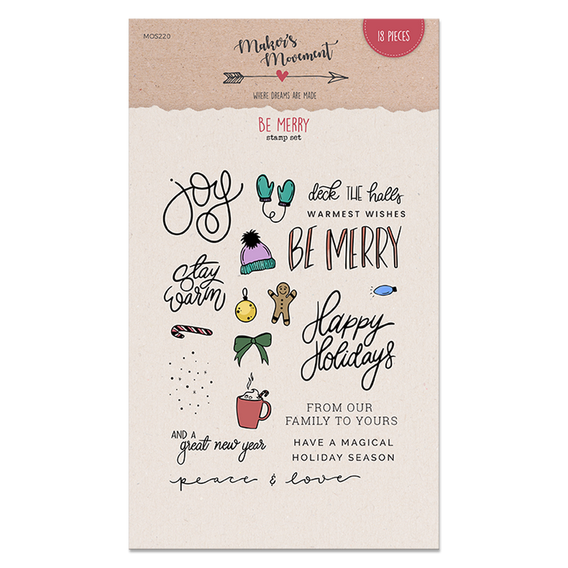 Be Merry Stamp Set