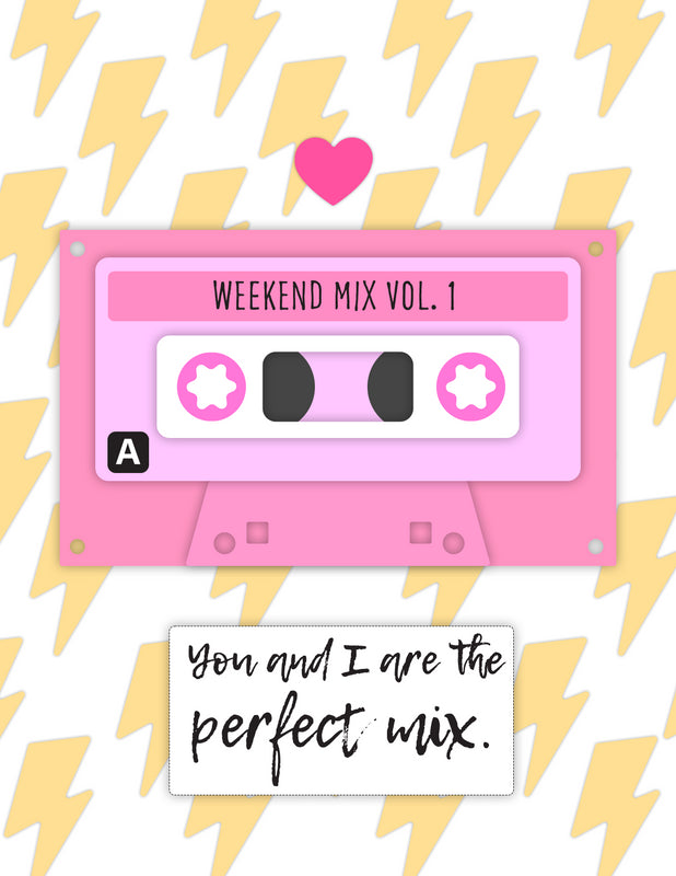 Cassette Tape Stamp & Die Set