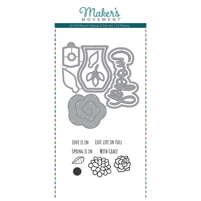 In Full Bloom Stamp & Die Set