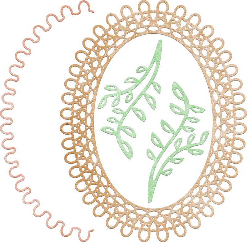 Japanese Lace Oval Die Set