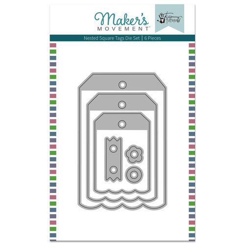Scallop Edge Tag Die Set
