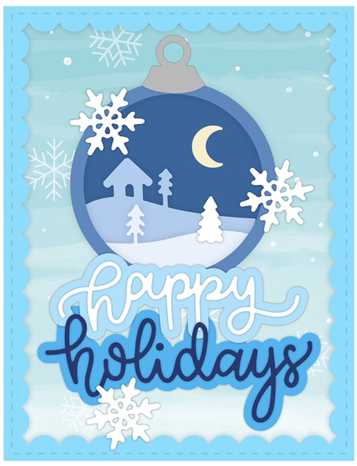 Shaker Ornament Die Set