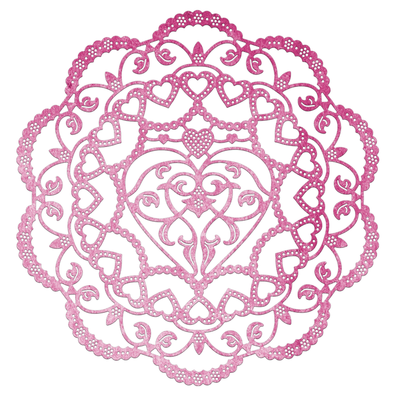 Hearts Doily Die