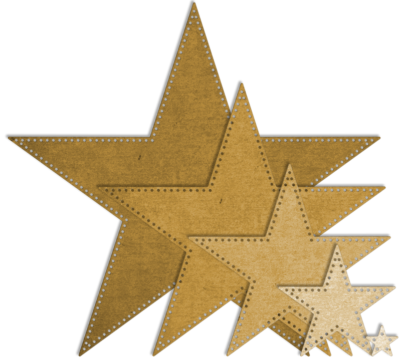 Pierced Stars Nested Dies