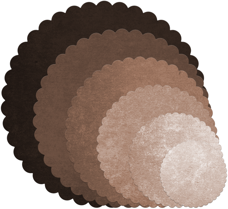 Scallop Circle Nested Dies