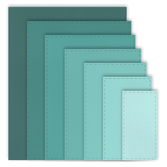 Stitched Rectangle Nested Dies