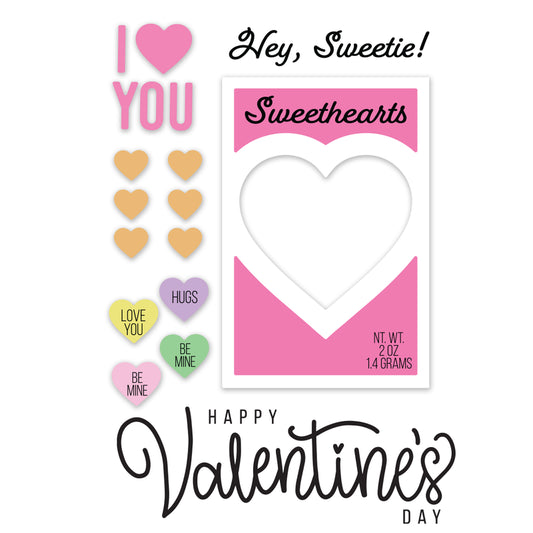 Sweets Box Shaker Stamp & Die Set