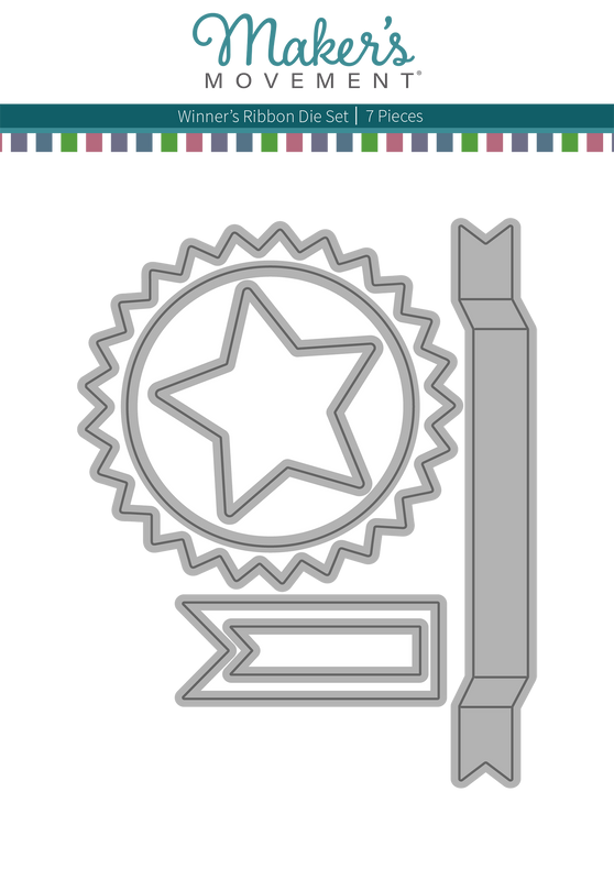Winner's Ribbon Die Set