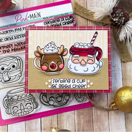 Mugs and Kisses Stamp & Die