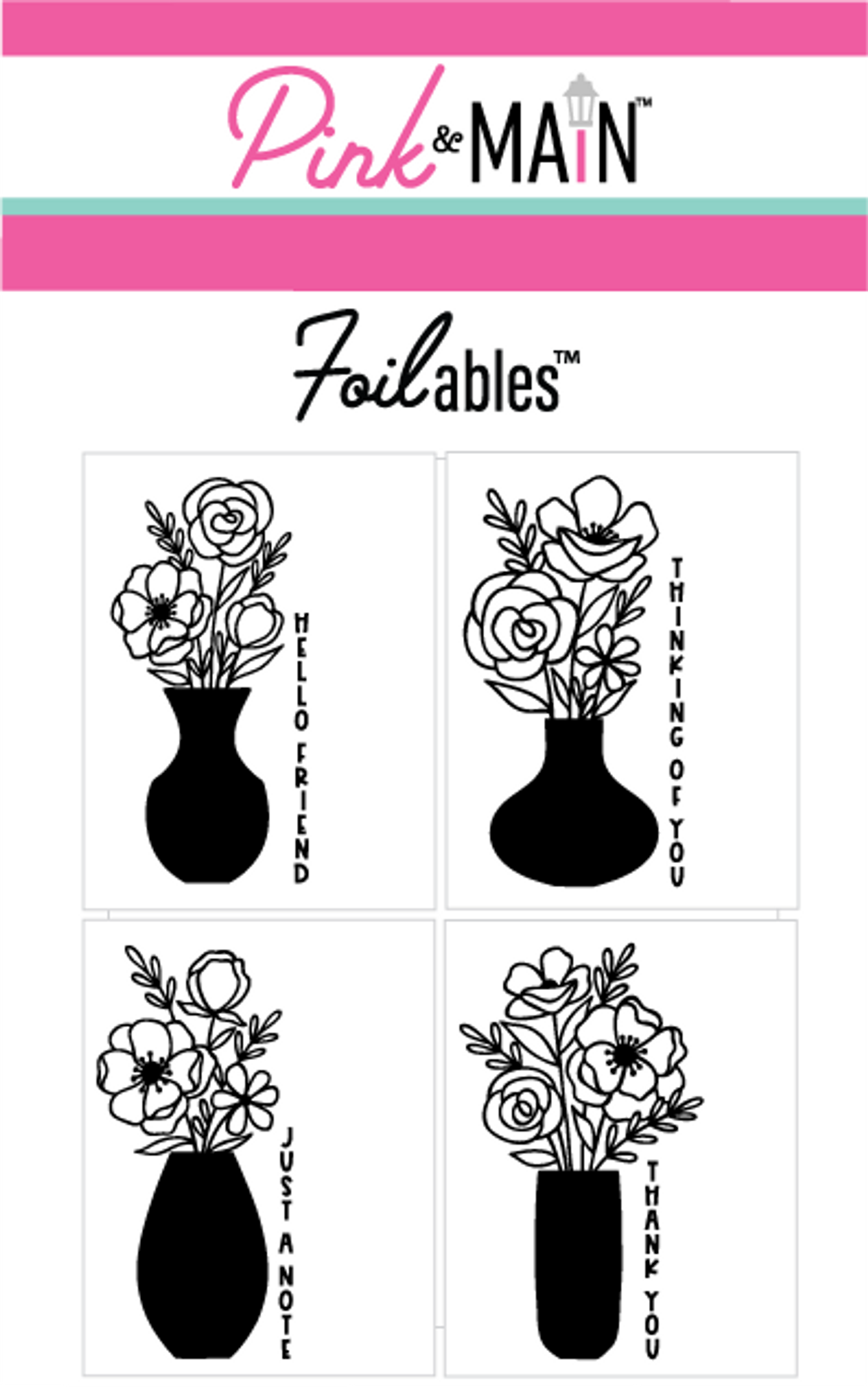 Pretty Vases Foilables Panels