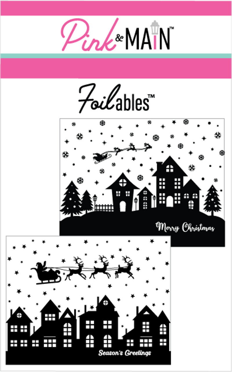 Santa Scenes Foilables Panels (2 designs)