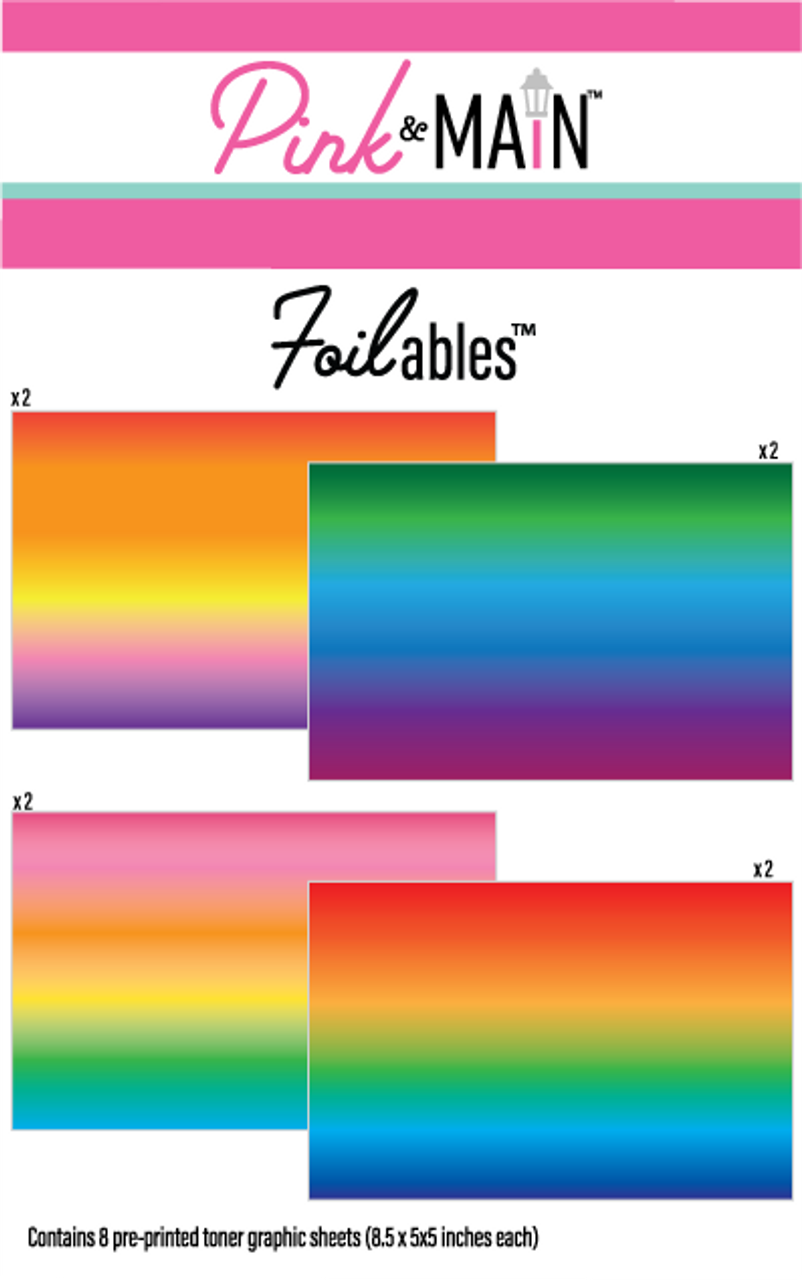 Bright Ombre Foilable Sheets