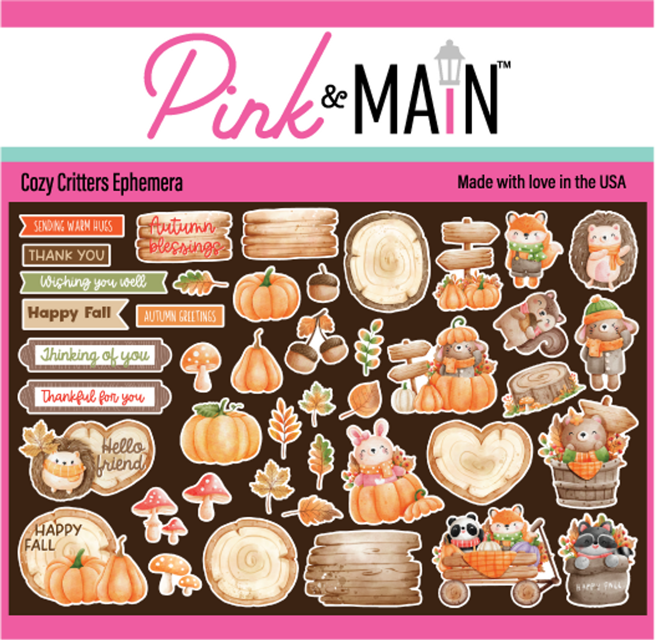 Cozy Critters Ephemera