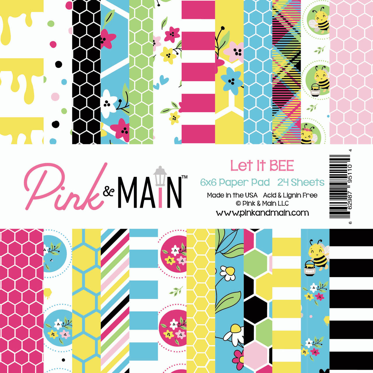 Let It BEE 6x6 Paper Pad