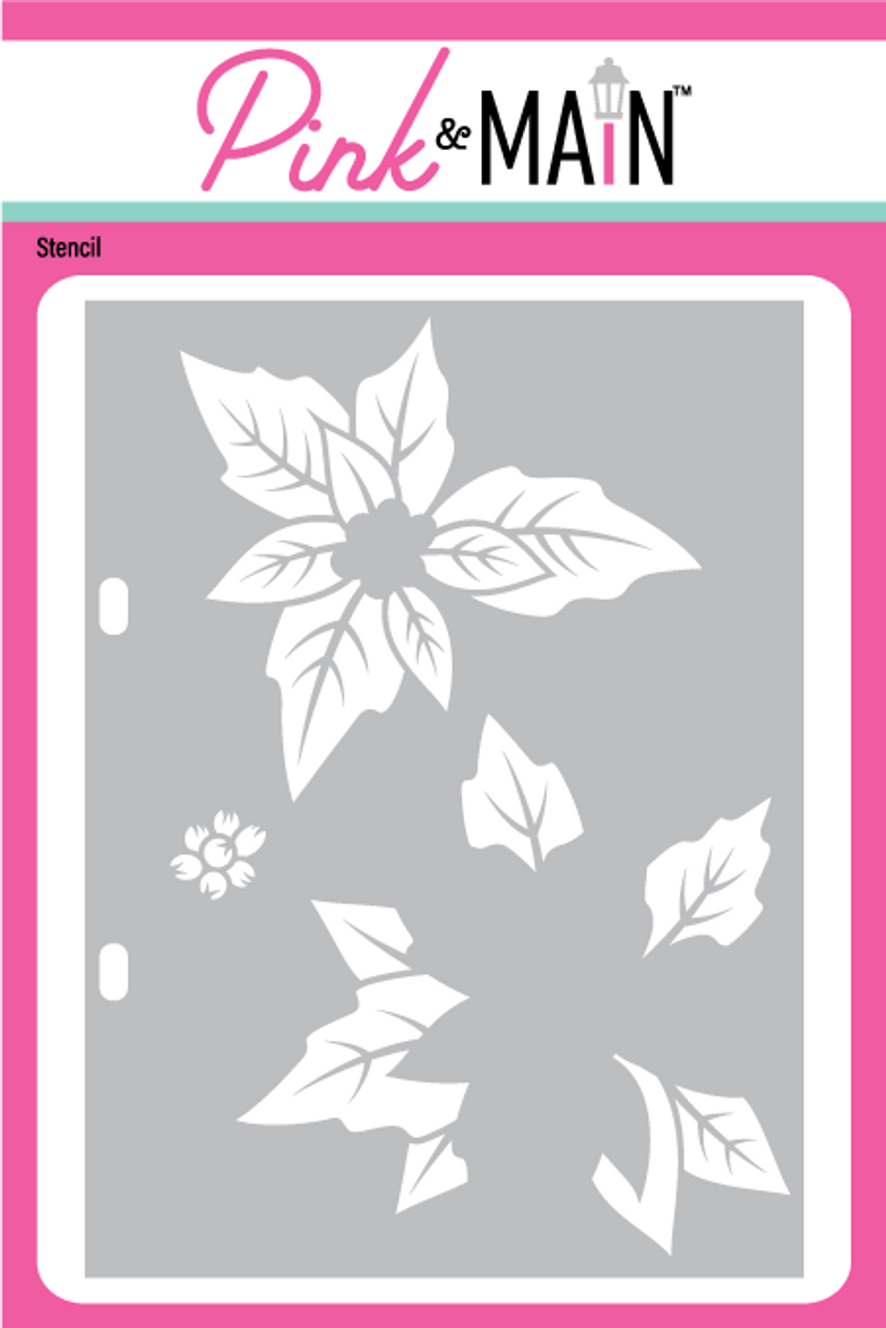 Poinsettia Stencil