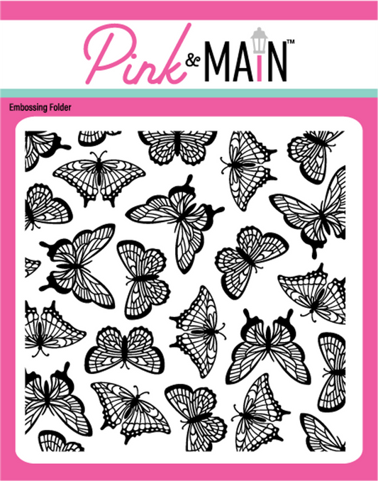 Pretty Butterflies 6x6 Embossing Folder