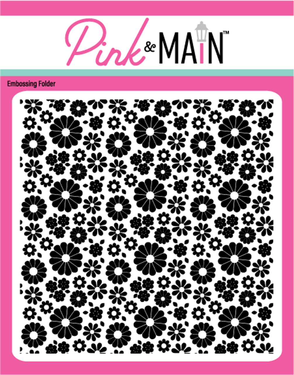 Many Flowers 6"x 6" Embossing Folder