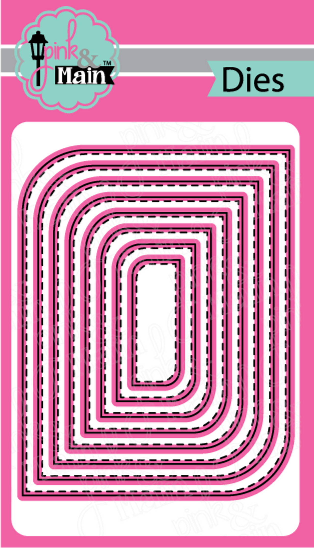 Mod Stitched Rectangle Dies