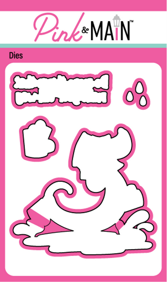 April Pup Stamp & Die