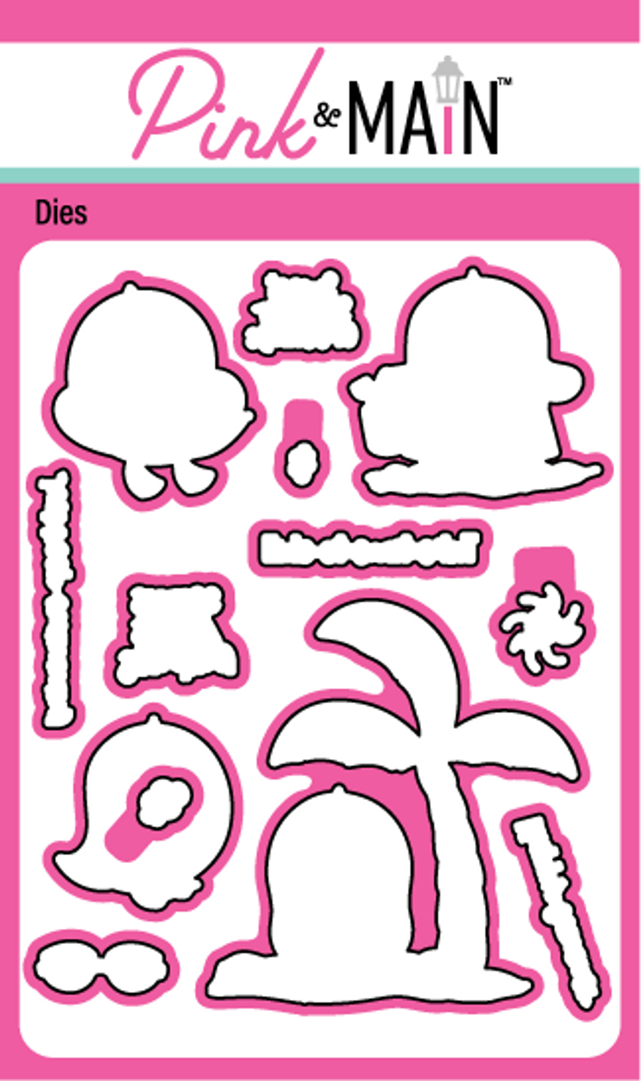 Summer Penguins Stamp & Die Combo