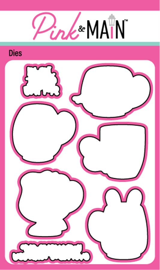 Spring Mugs Stamp & Die Combo