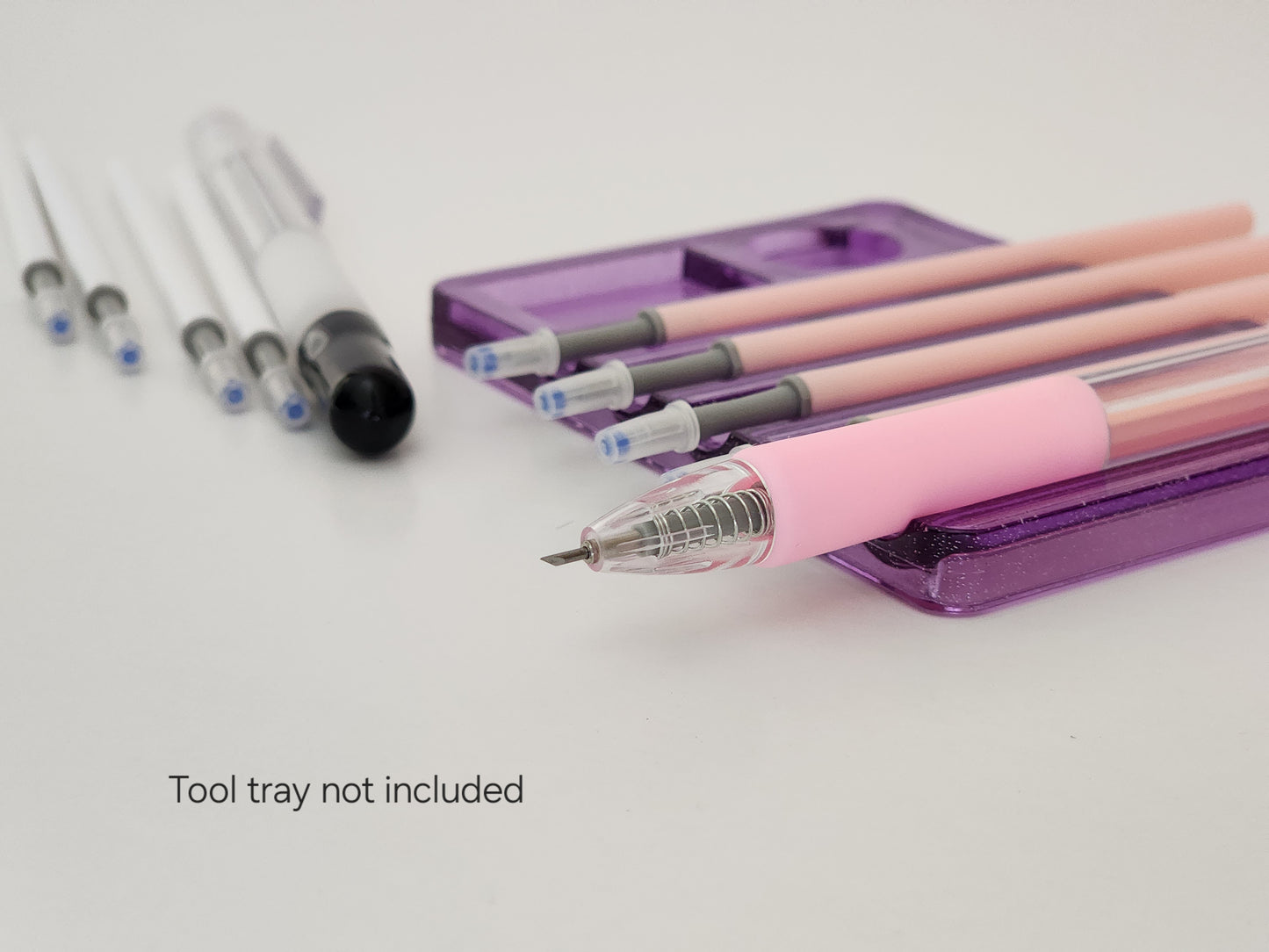 Retractable Pen Knife White