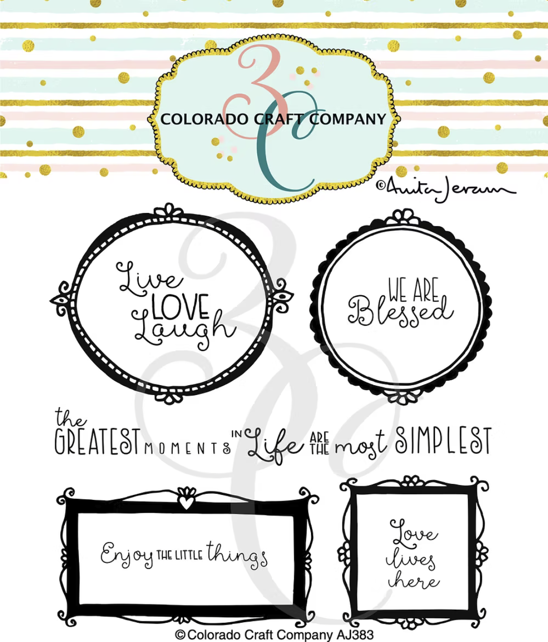Wall Words Stamp and Die