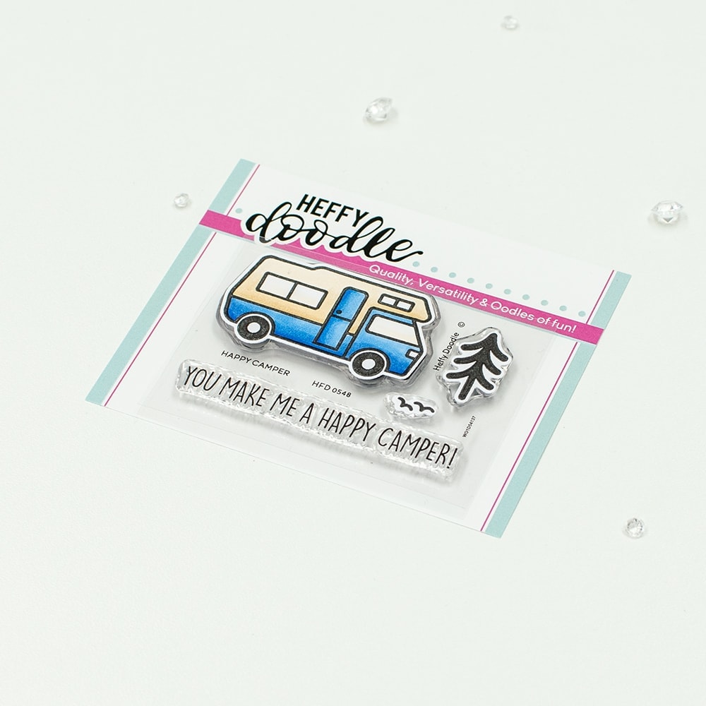Happy Camper Stamp & Die Set