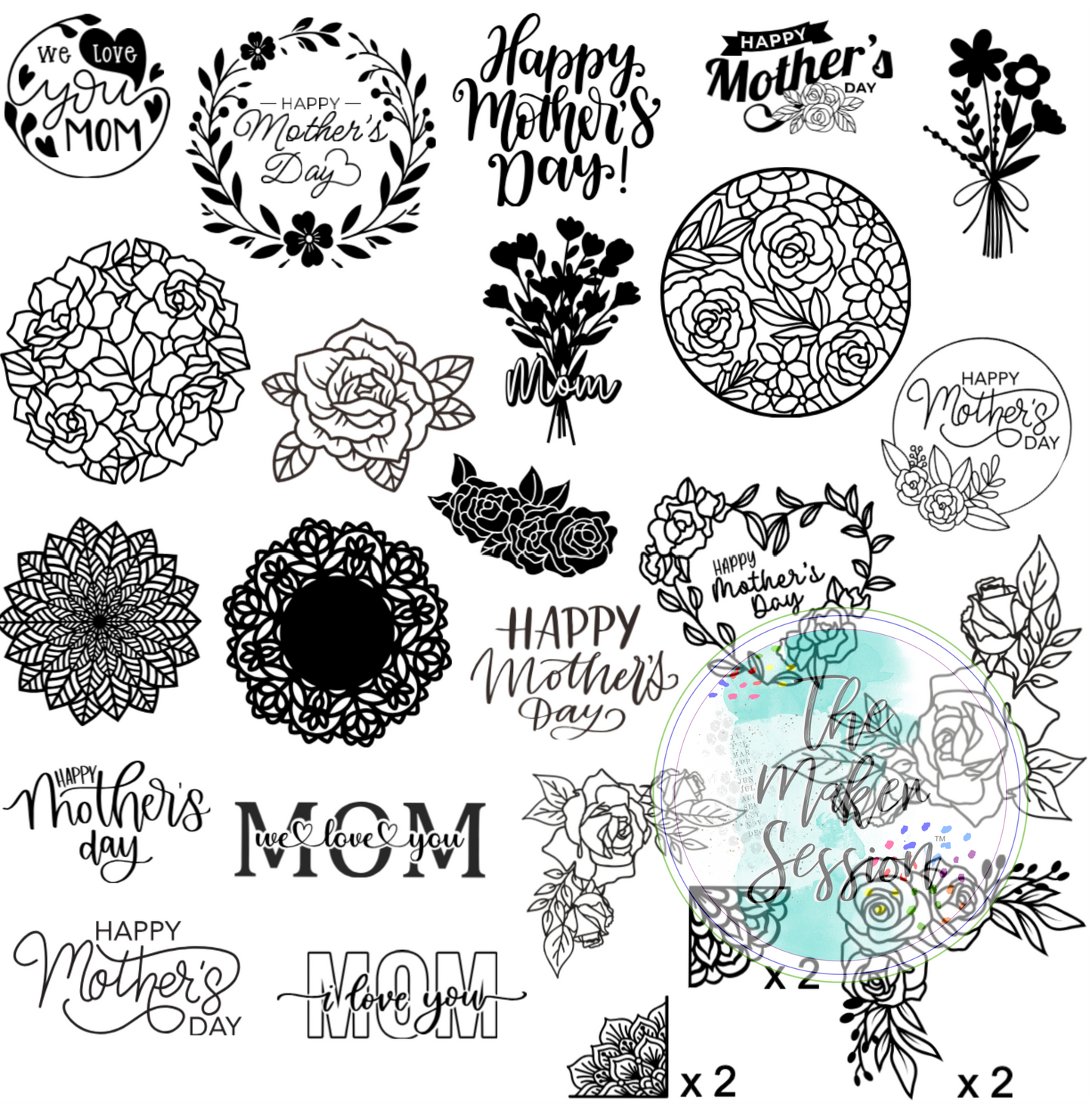 foilable cut ups die cuts