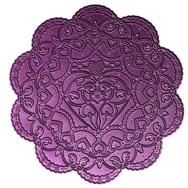 Hearts Doily Die