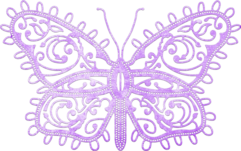 Lace Flourish Butterfly Die