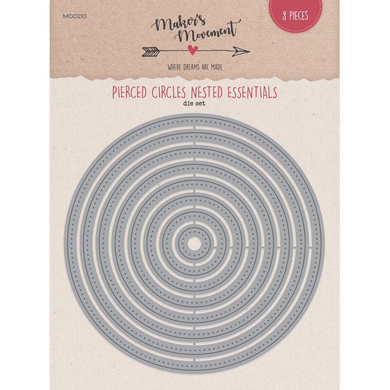 Circle Pierced Nested Dies
