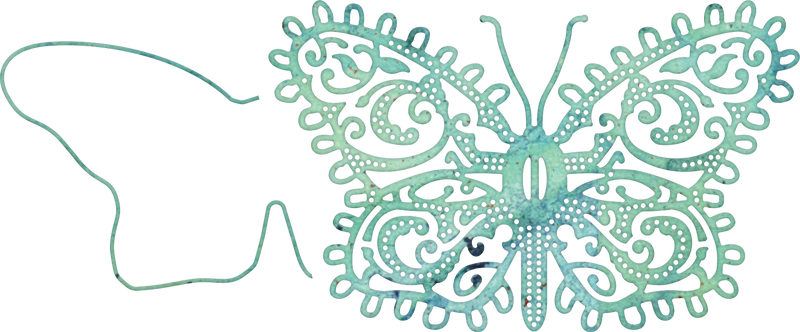 Lace Flourish Butterfly Die (Small)