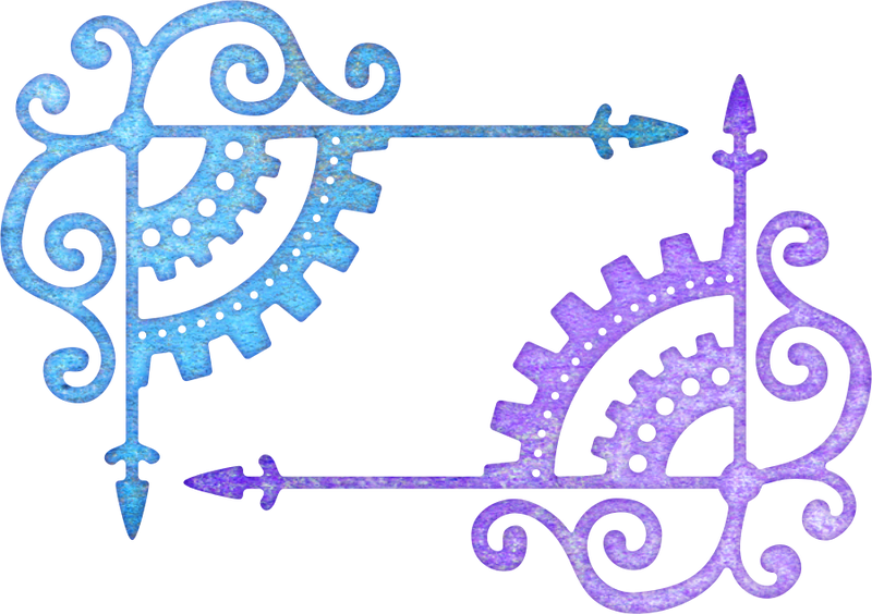 Steampunk Corner Die Set