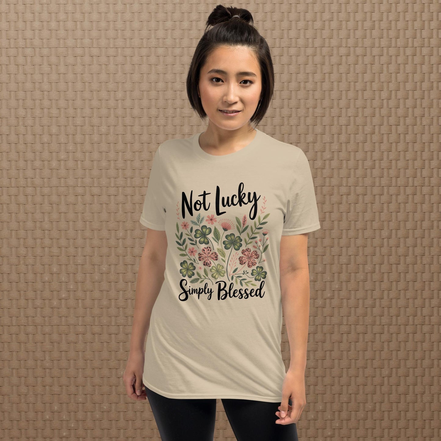 not lucky simply blessed floral