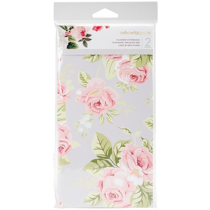 Traveler's Notebook Inserts Floral on Grey