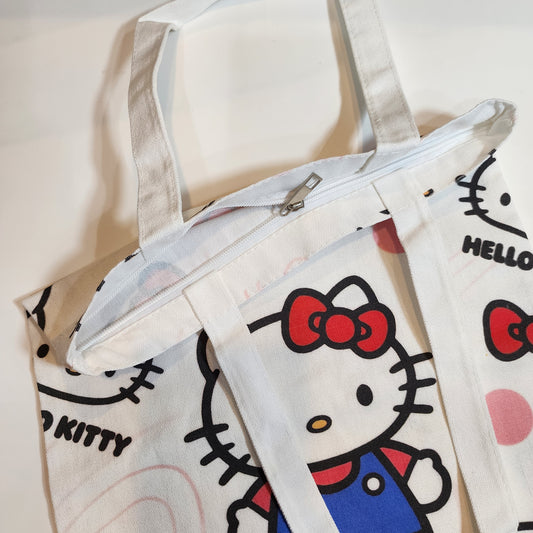 HK Traditional - Canvas Tote Zipper Closure