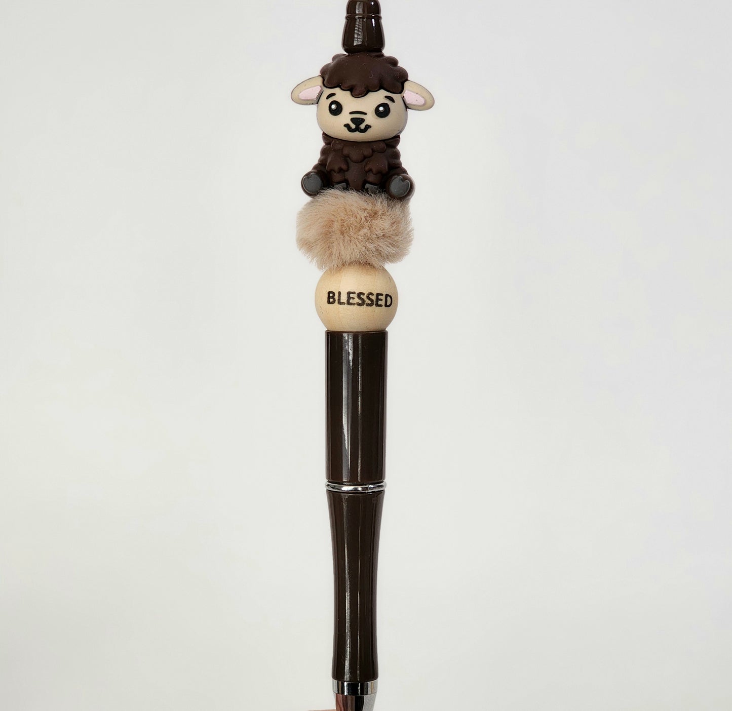 Blessed Sheep Beaded Pen