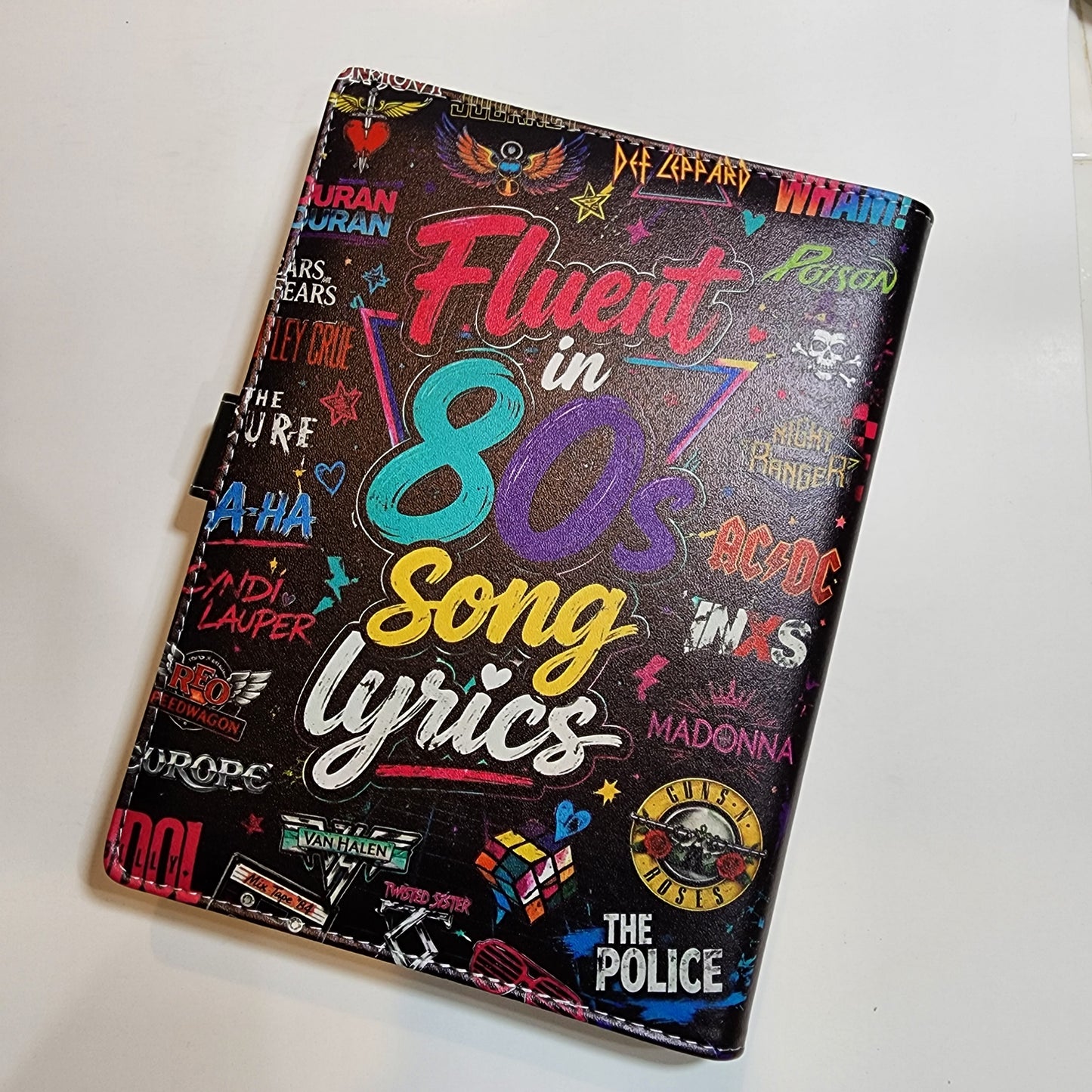 Fluent in 80s Song Lyrics - A5 Binder