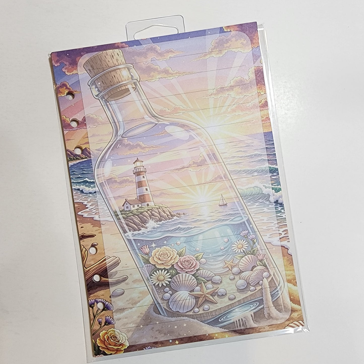 Sea Shore Lighthouse - A5 Refill Paper