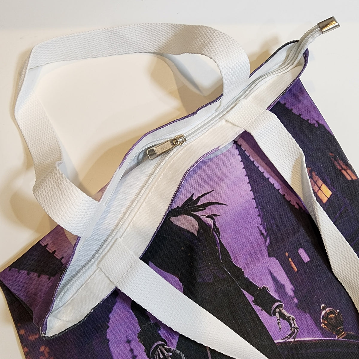 Jack's Stance - Canvas Tote Zipper Closure