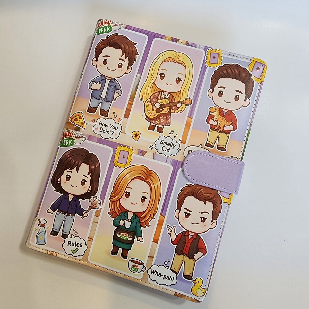 Central Perk Chibi Friends - A5 Binder