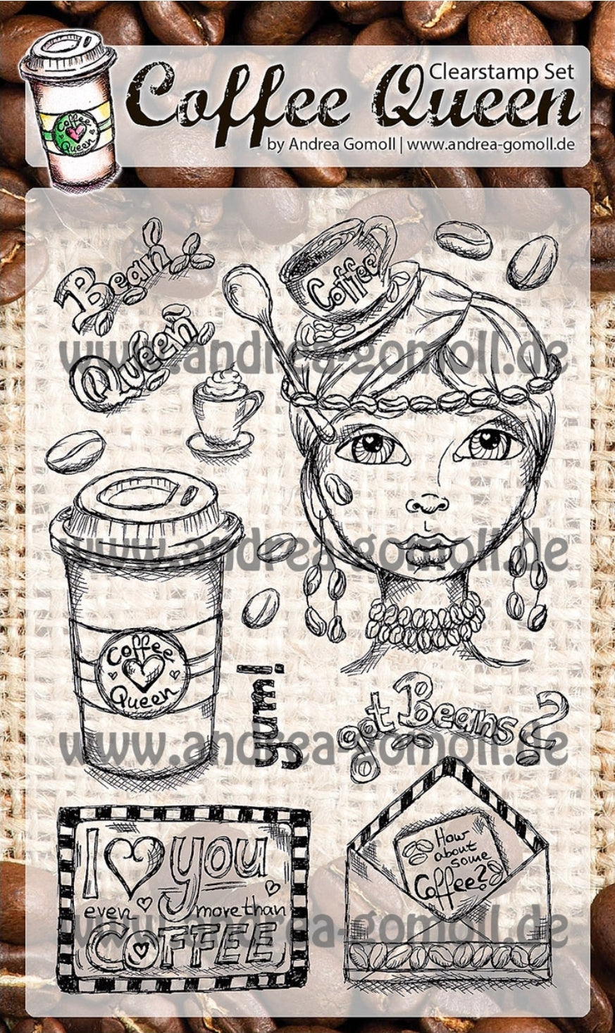 Coffee Queen Stamp Only