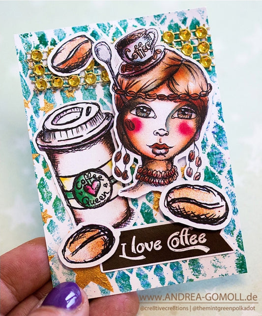 Coffee Queen Stamp Only