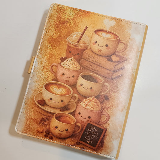 Kawaii Book & Coffee Lover - A5 Binder